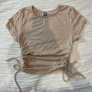 Princess Polly Crop Tie Tee